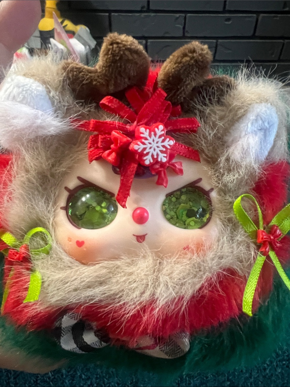 Festive Reindeer customized jewelry box